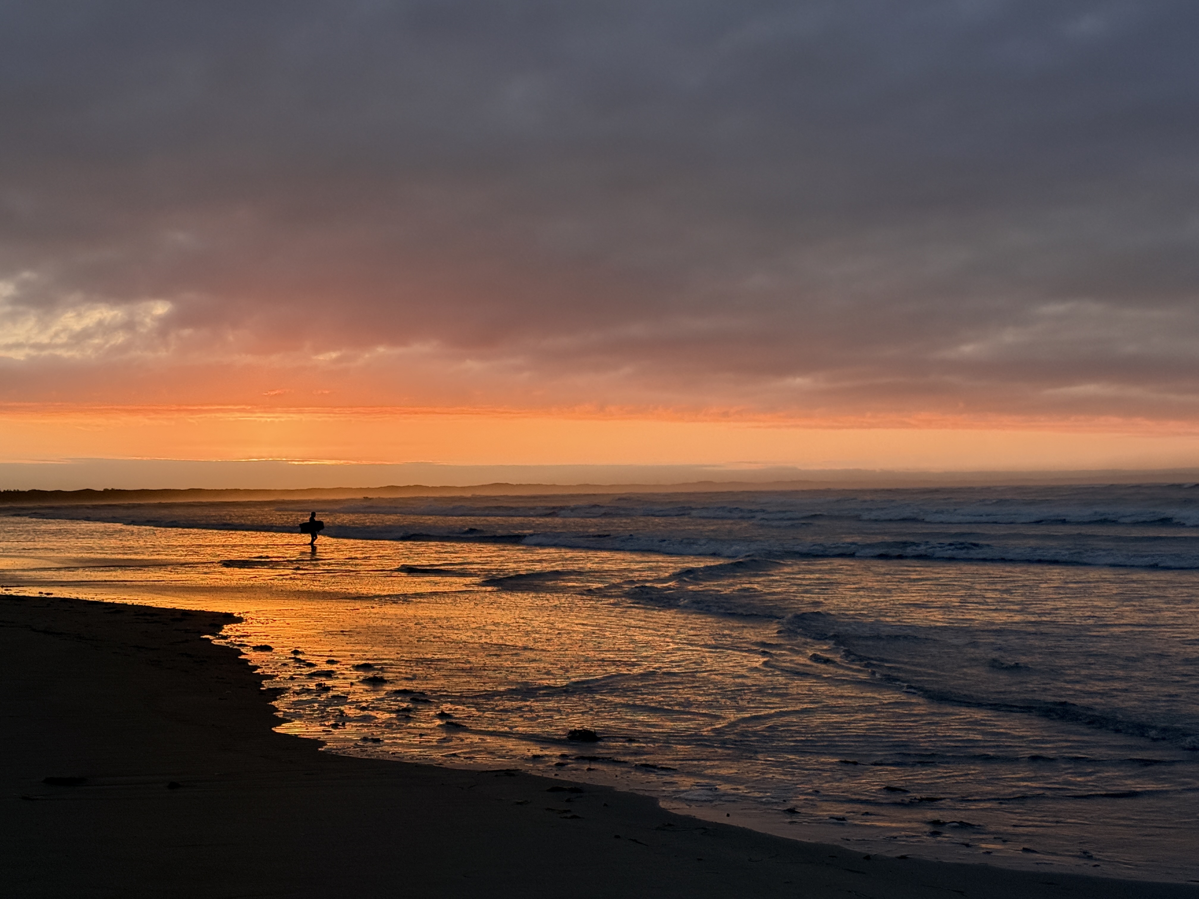 Sunset at Inverloch beach